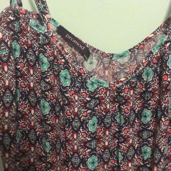 Multicolored Romper. - Picture 3 of 3